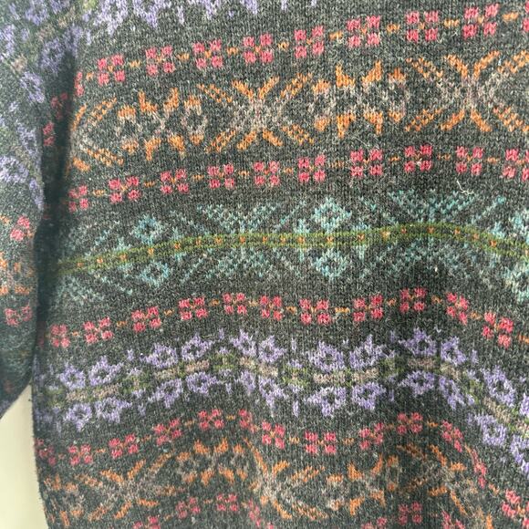 Vintage 90s Lands end made in Scotland knit Sweater - Picture 6 of 7